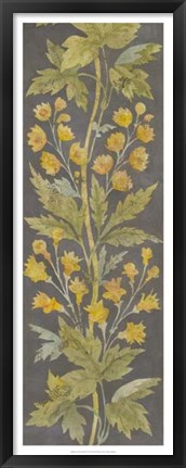 Framed June Floral Panel II Print