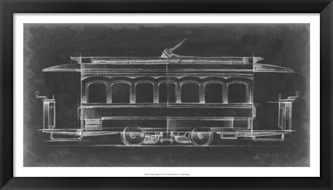 Framed Vintage Street Car II Print