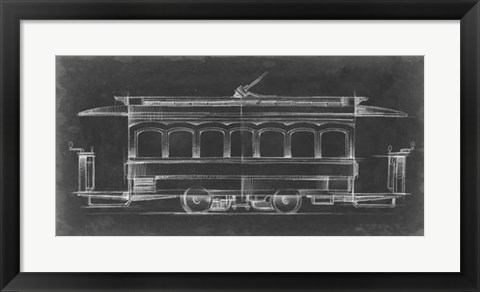 Framed Vintage Street Car II Print