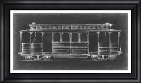 Framed Vintage Street Car III Print