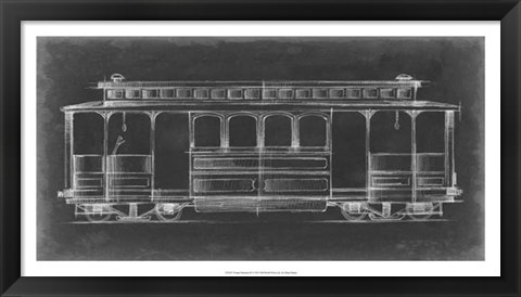 Framed Vintage Street Car III Print