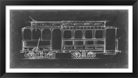 Framed Vintage Street Car IV Print