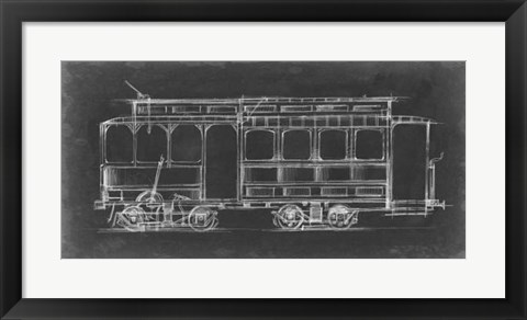 Framed Vintage Street Car IV Print