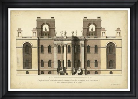 Framed Elevation for a New Design I Print