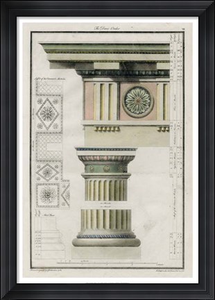 Framed Doric Order Print