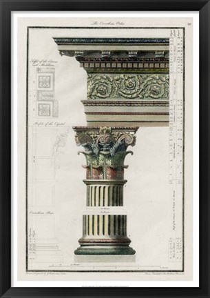 Framed Corinthian Order Print