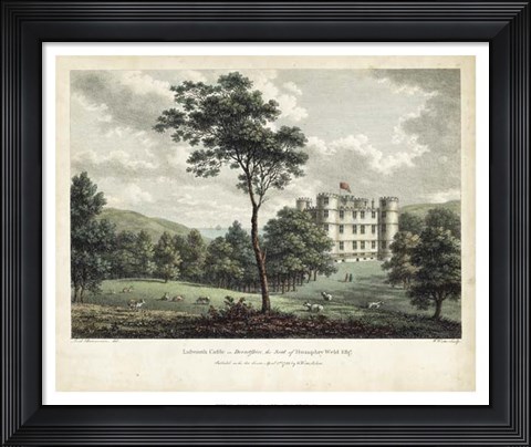 Framed Watt&#39;s Views V Print