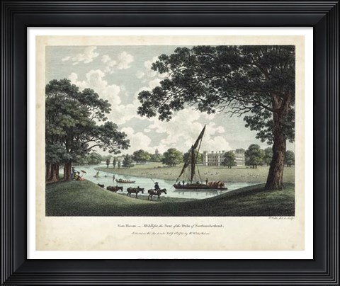 Framed Watt&#39;s Views VII Print