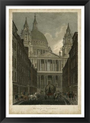Framed St. Paul&#39;s Cathedral, London Print