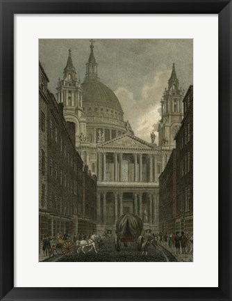 Framed St. Paul&#39;s Cathedral, London Print