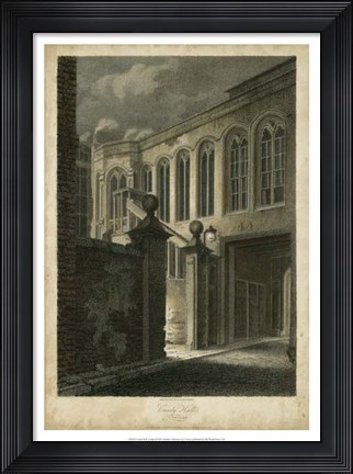 Framed Crosby Hall, London Print