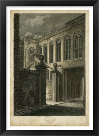 Framed Crosby Hall, London Print