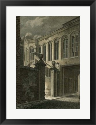 Framed Crosby Hall, London Print