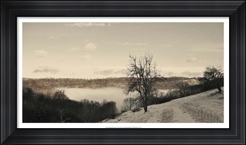Framed Foggy Mountain I Print
