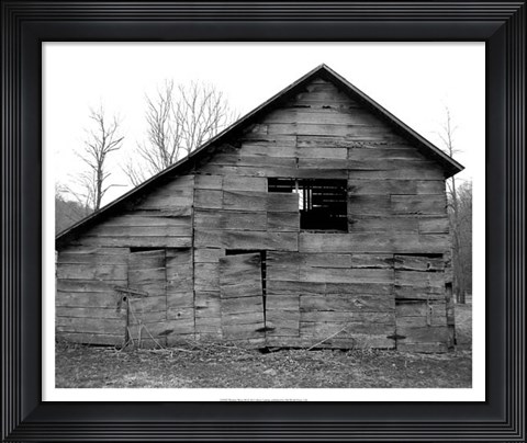 Framed Weather Worn III Print