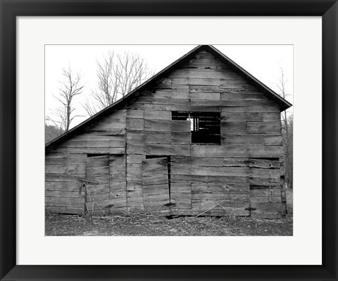 Framed Weather Worn III Print