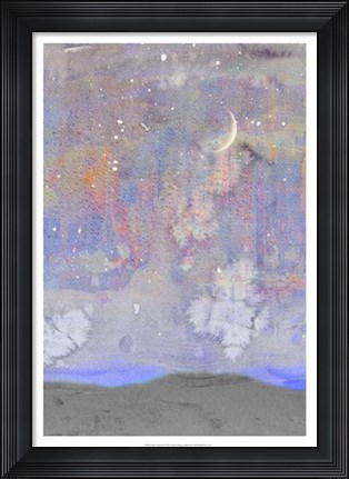 Framed Silvery Moon II Print