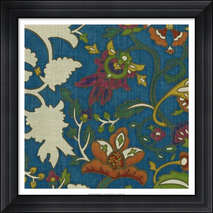 Framed Jewelled Pashmina II Print