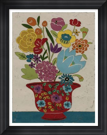 Framed Sentimental Bouquet II Print