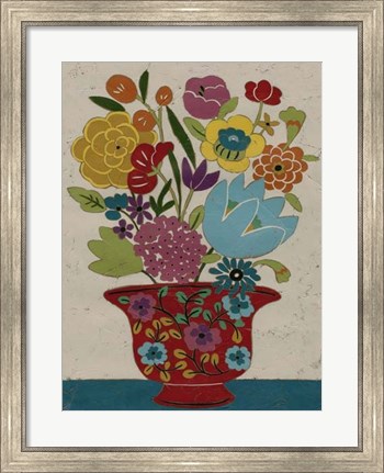 Framed Sentimental Bouquet II Print