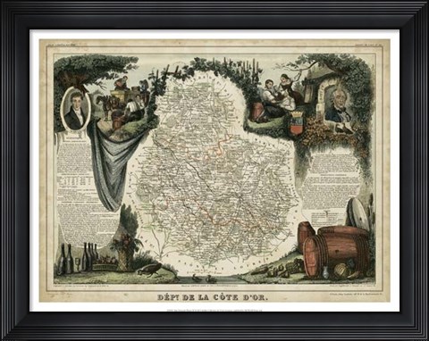 Framed Atlas Nationale Illustre IX Print