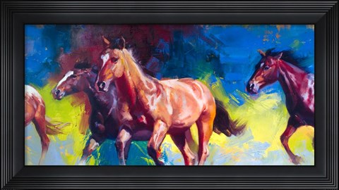Framed Running Wild Print