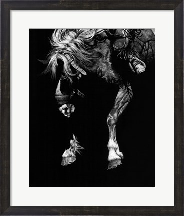 Framed Hangin&#39; Four Print