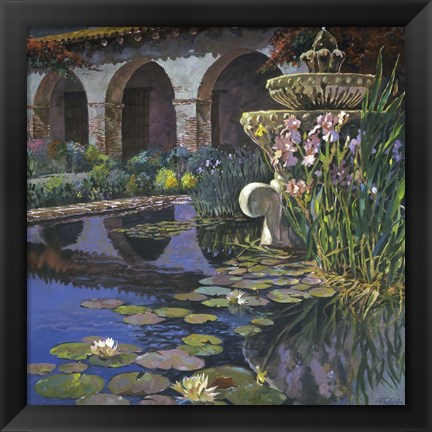 Framed Fountain at San Miguel I Print