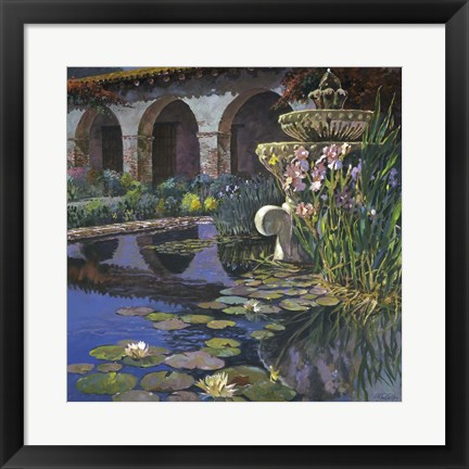 Framed Fountain at San Miguel I Print