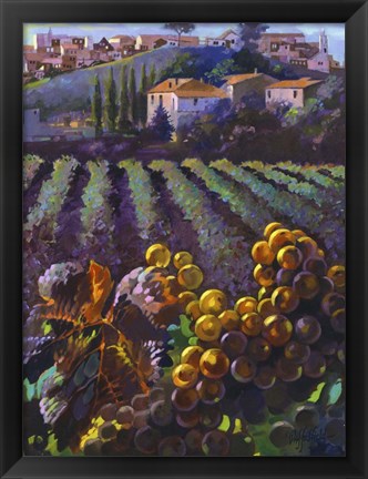 Framed View of Tuscany Print