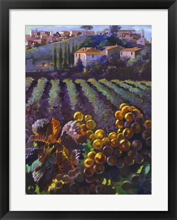 Framed View of Tuscany Print