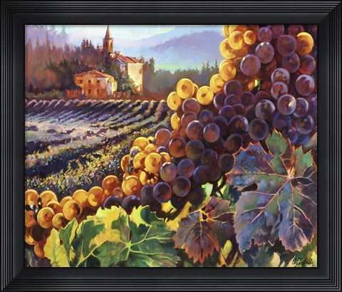 Framed Tuscany Harvest Print