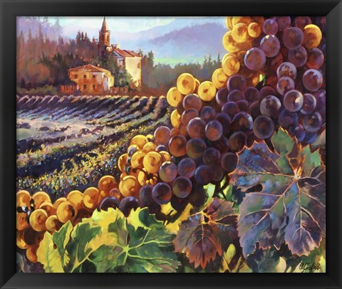 Framed Tuscany Harvest Print