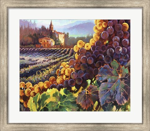 Framed Tuscany Harvest Print