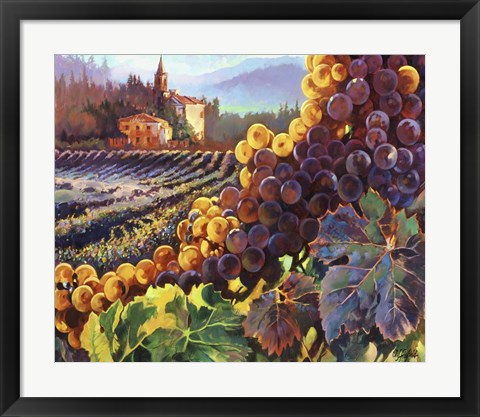 Framed Tuscany Harvest Print