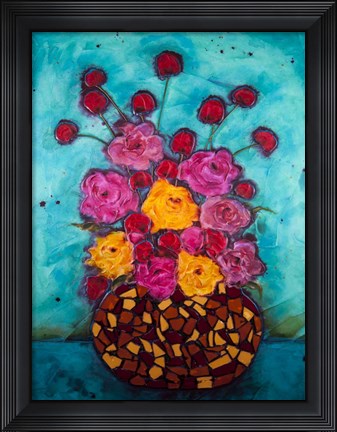 Framed Love &amp; Roses Print