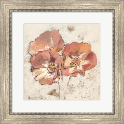 Framed Painted Roses Print