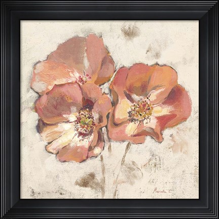 Framed Painted Roses Print