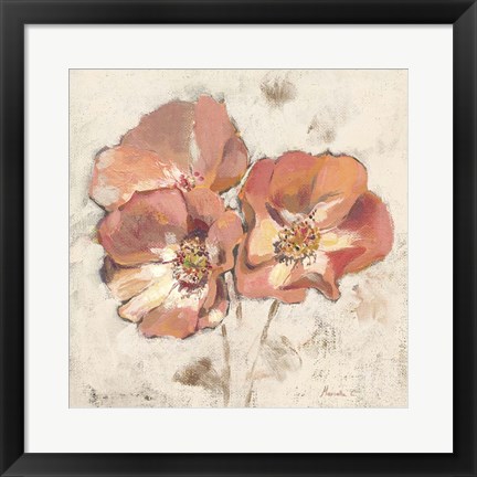 Framed Painted Roses Print