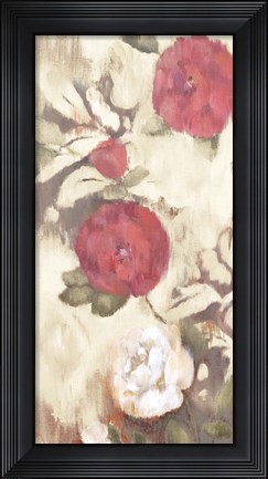 Framed Ikat Rose III Print