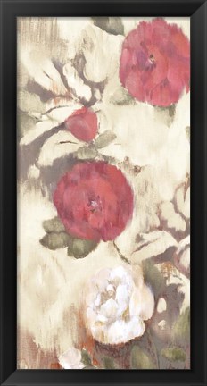 Framed Ikat Rose III Print