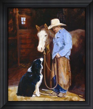 Framed Hey, Buddy Print