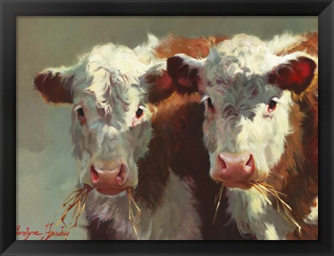 Framed Cow Belles Print