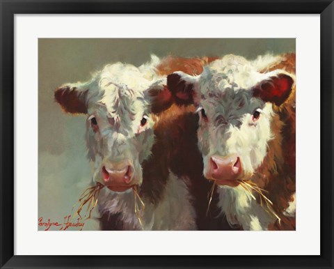 Framed Cow Belles Print