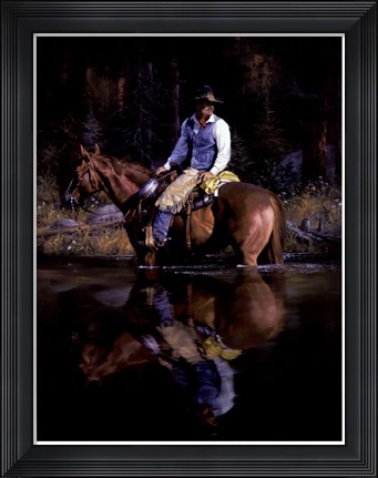 Framed Sound in the Timber Print