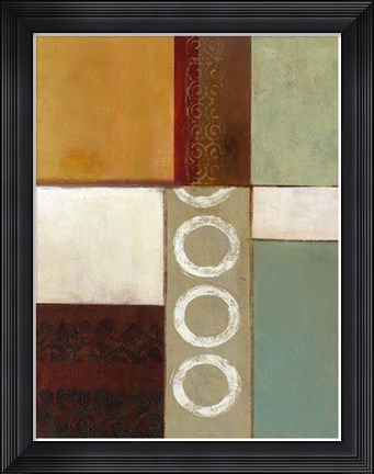 Framed Spa Circles II Print