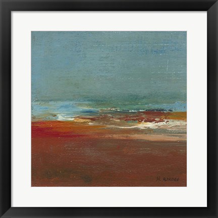 Framed Sea Horizon I Print