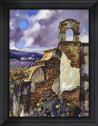 Framed Mission Vineyard Print