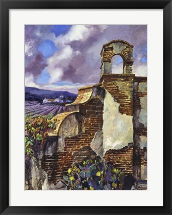 Framed Mission Vineyard Print