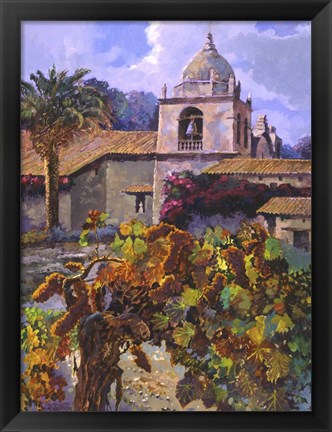 Framed Vineyard at San Miguel Print